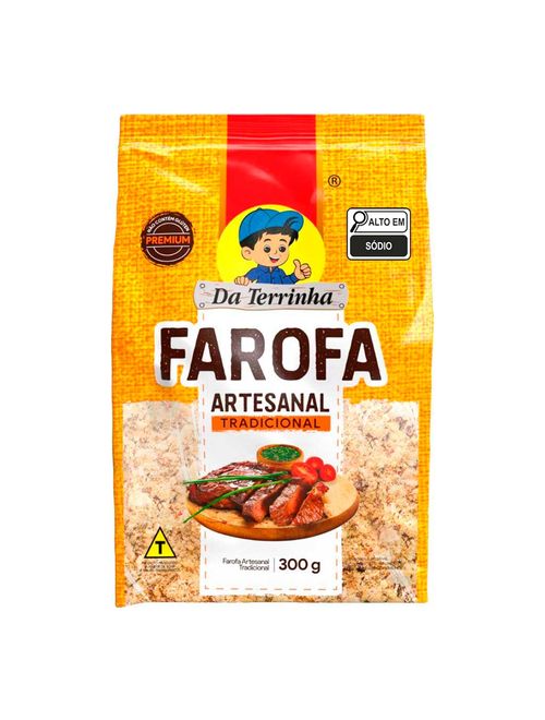 Farofa Artesanal Tradicional 300g - Da Terrinha