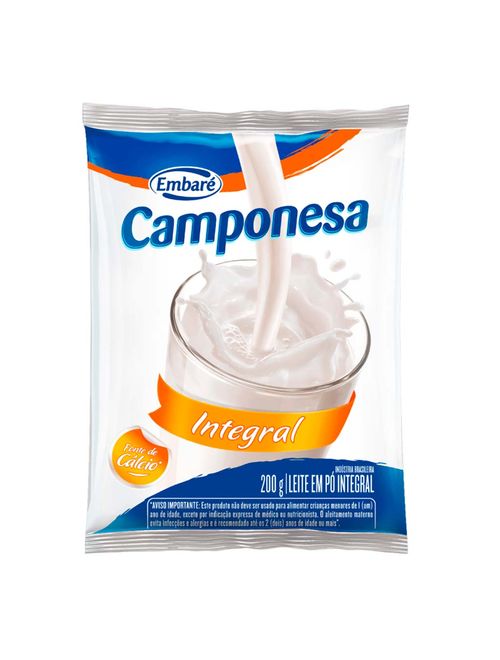 Leite em Pó Integral 400g - Camponesa