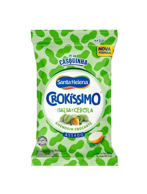 Amendoim Crokissimo Salsa Cebola 400g - Santa Helena
