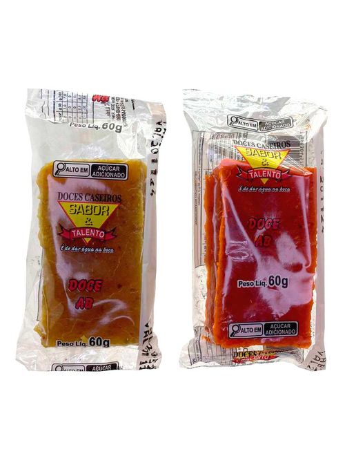 Doce de Batata em Massa c/20 - Sabor&Talento