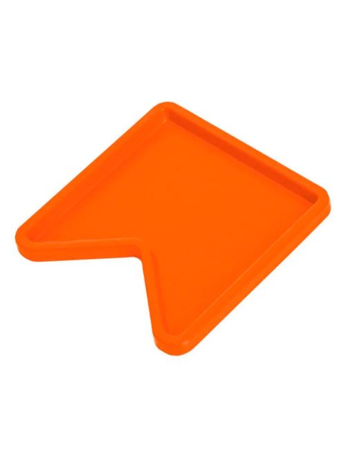Bandeja Bandeirinha Laranja 19cm - Festplastik