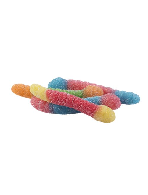 Bala de Gelatina Minhocas Azedinhas 500g - Fini