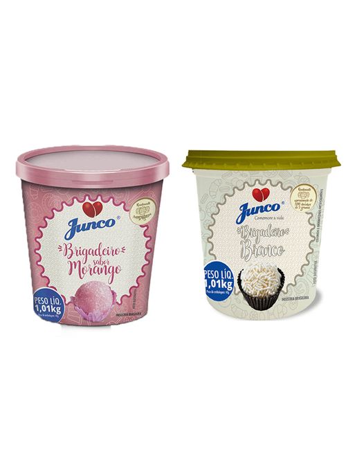 Kit Junco - Morango e Chocolate Branco 1,01kg