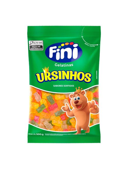 Bala Gelatina Ursinhos Brilho 500g - Fini