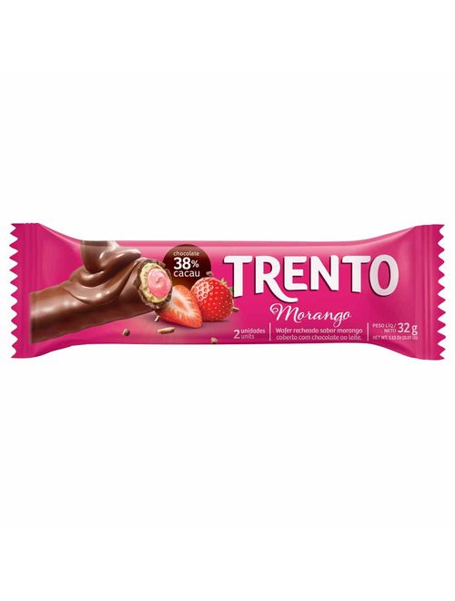 Chocolate Trento Morango c/16 - Peccin