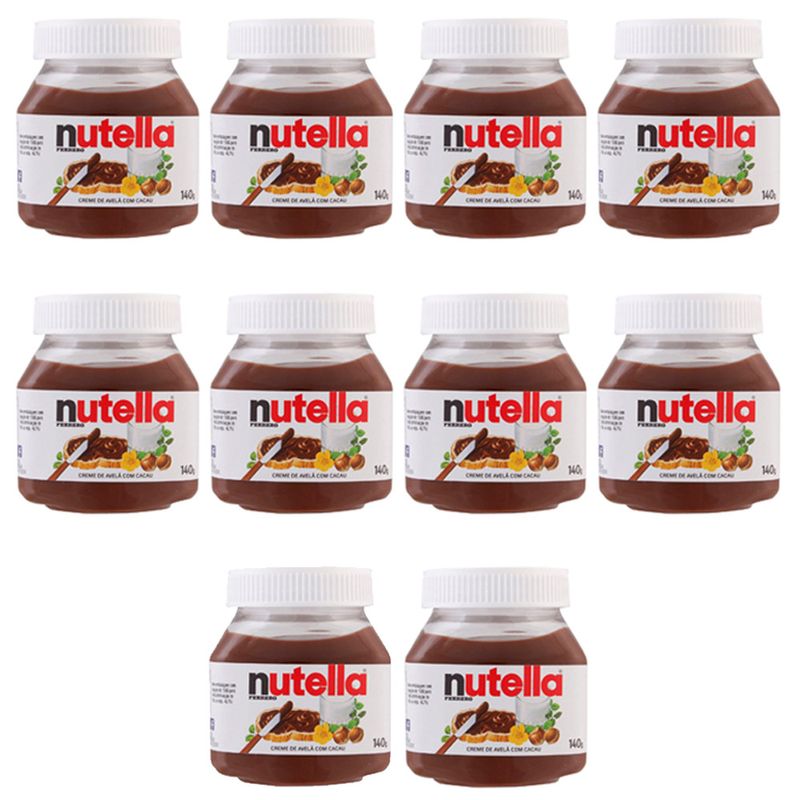Kit-10-Creme-de-Avela-Nutella-140g---Ferrero
