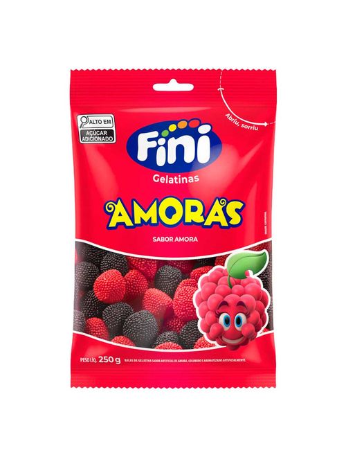 Bala de Gelatina Amoras 250g - Fini