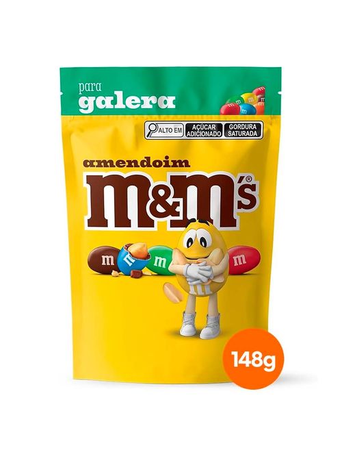 Confeito Amendoim Chocolate M&Ms 148g - Mars