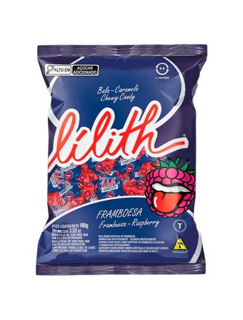 Bala Mastigável Lilith Framboesa 100g - Cory
