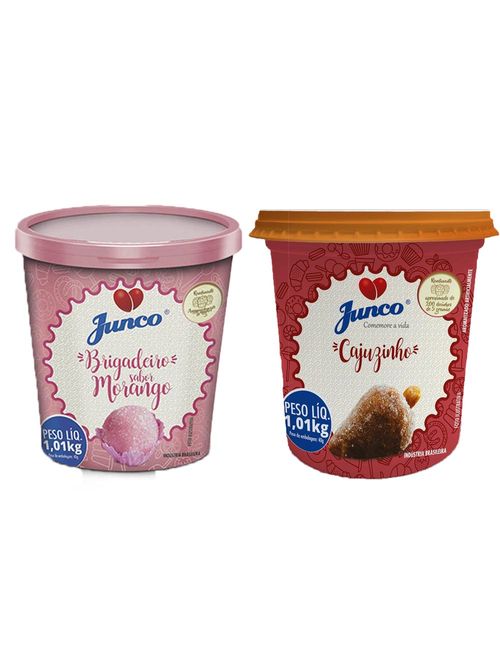 Kit Junco Pronto - Morango e Cajuzinho 1,01Kg - Junco