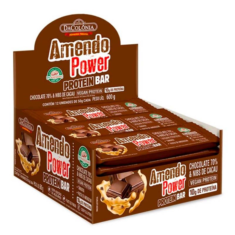 Barra-de-Proteina-Amendo-Power-Chocolate-70--e-Nibs-de-Cacau-c-12---DaColonia