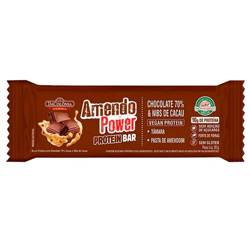 Barra-de-Proteina-Amendo-Power-Chocolate-70--e-Nibs-de-Cacau-c-12---DaColonia