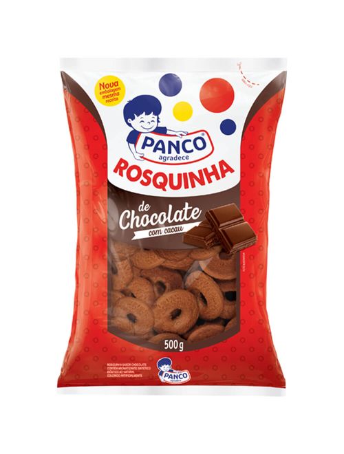Biscoito Rosquinha Chocolate 500g - Panco