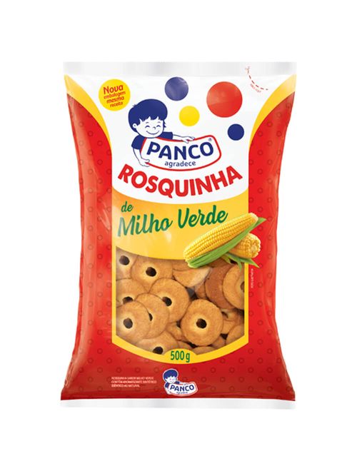 Biscoito Rosca de Milho Verde 500g - Panco