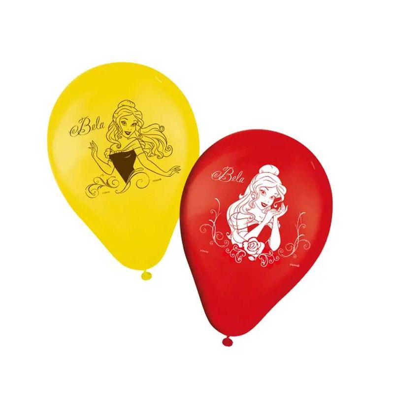 Bela-e-a-Fera-Balao-Decorado-9-Polegadas-c-25---Regina