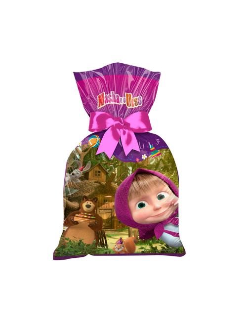 Masha e o Urso Sacola Plástica Surpresa c/8 - Regina