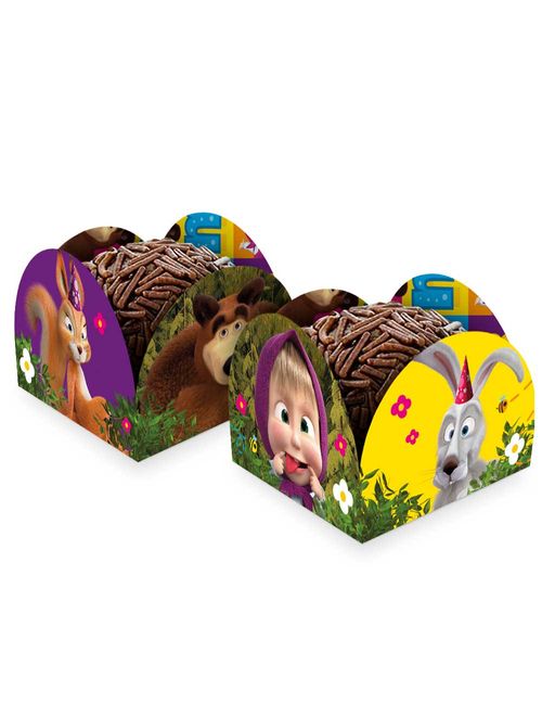 Masha e o Urso Porta Forminha Docinho c/50 - Regina