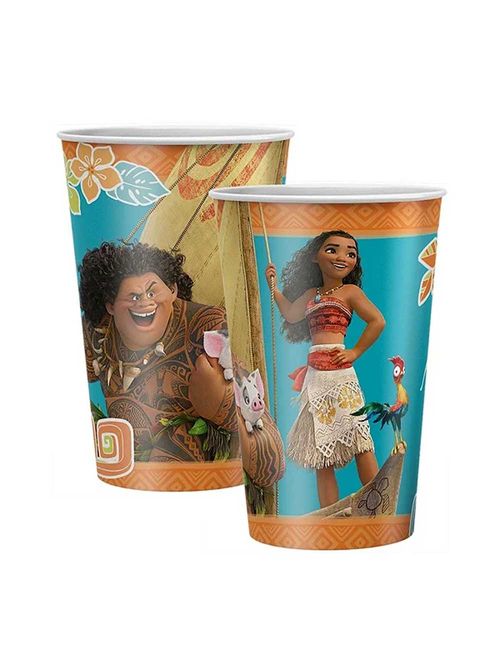 Moana Copo Papel c/8 - Regina