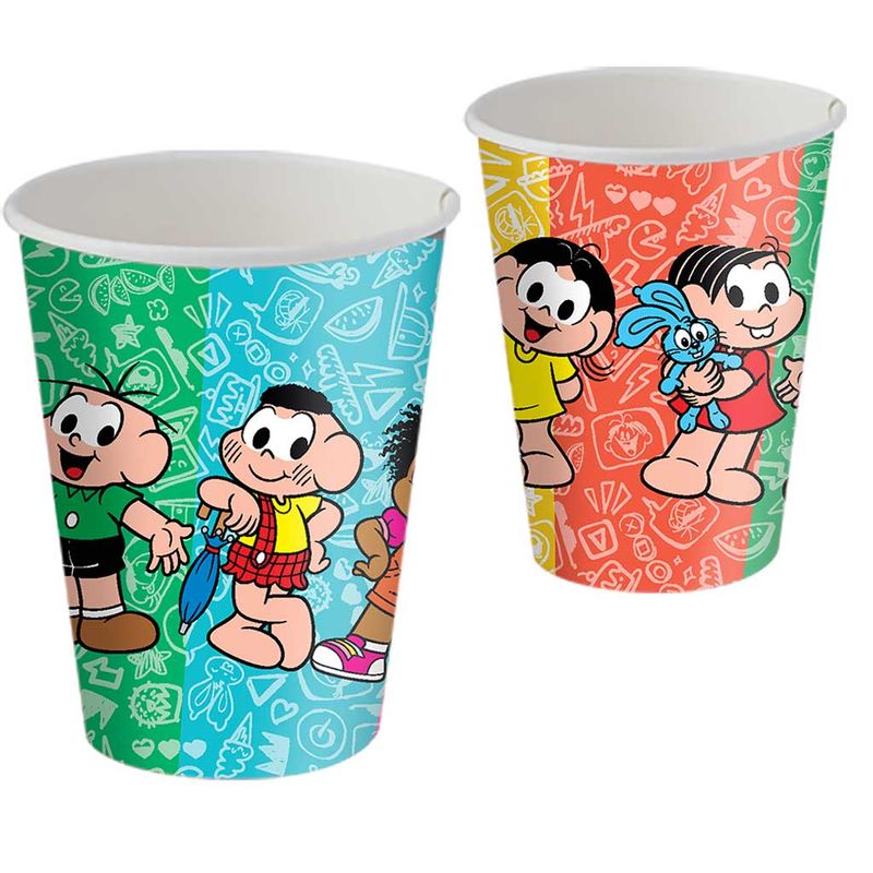 Turma-da-Monica-New-Copo-Papel-c-8---Festcolor