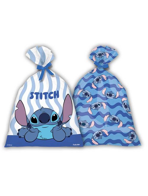 Stitch New Sacola Surpresa Plástica c/8 - Festcolor