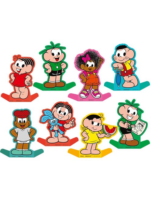 Turma da Mônica New Decoração para Mesa c/8 - Festcolor
