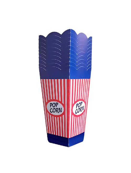 Caixa para Pipoca Pop Corn Azul c/10 - NC Toys