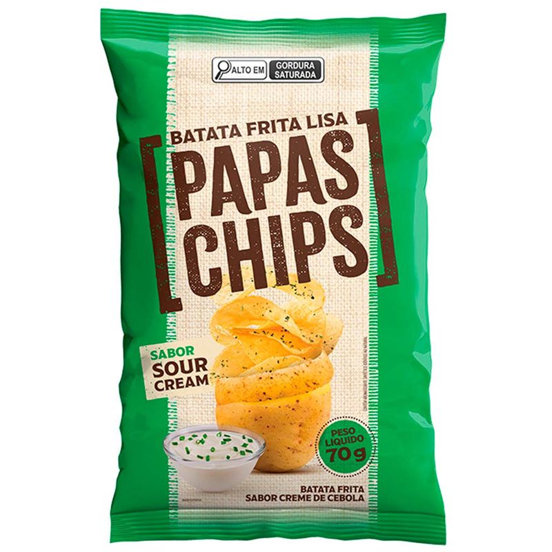 Batata-Frita-Lisa-Papas-Chips-Sour-Cream-40g---Lobits