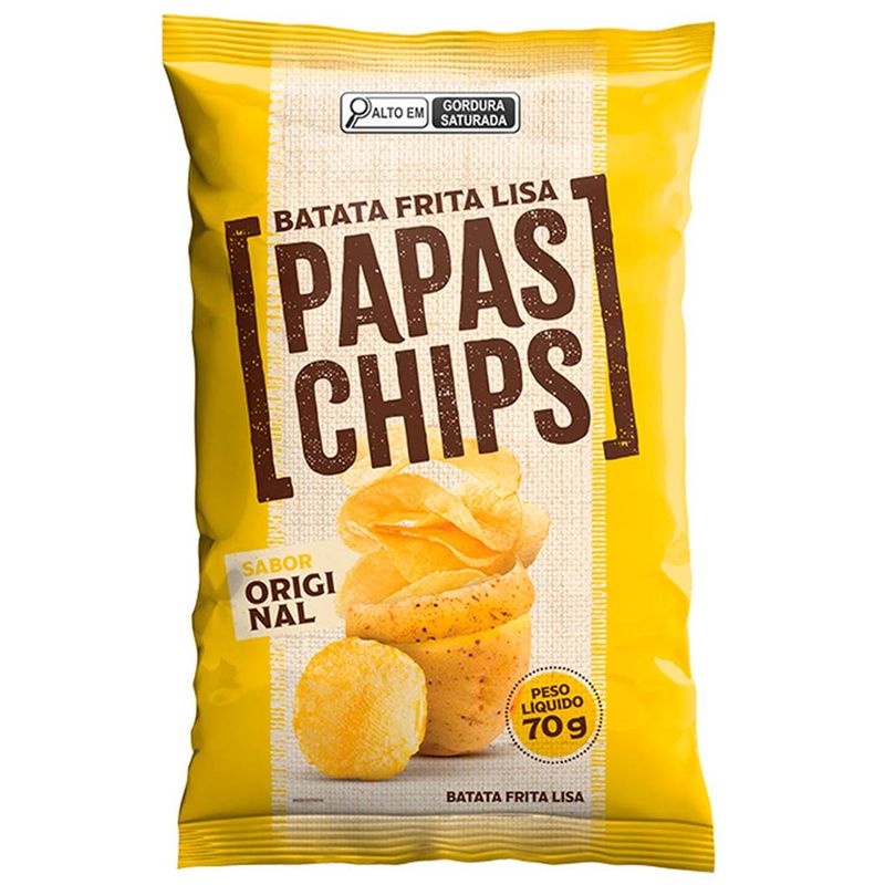 Batata-Frita-Lisa-Papas-Chips-Original-40g---Lobits