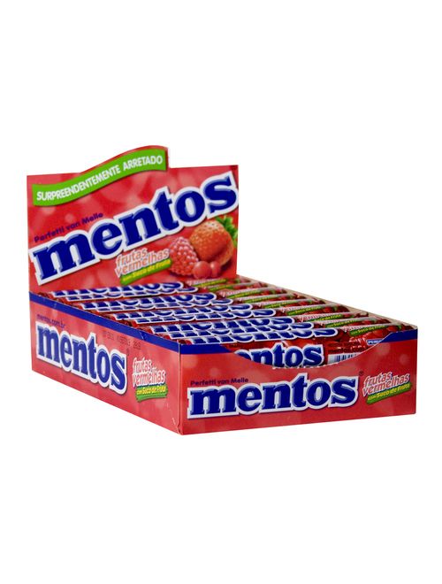 Bala Mentos Stick Frutas Vermelhas c/16 - Perfetti