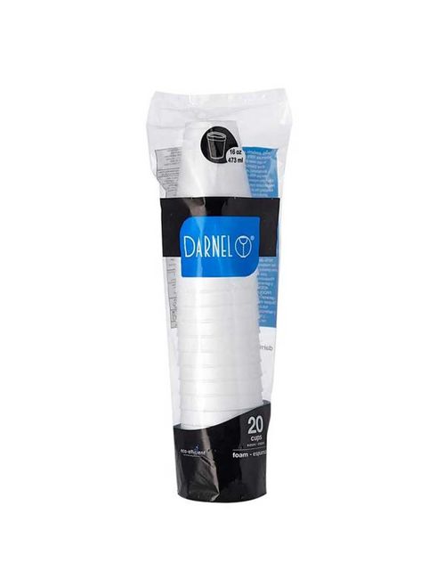 Copo de Isopor Térmico 473ml c/20 - Darnel