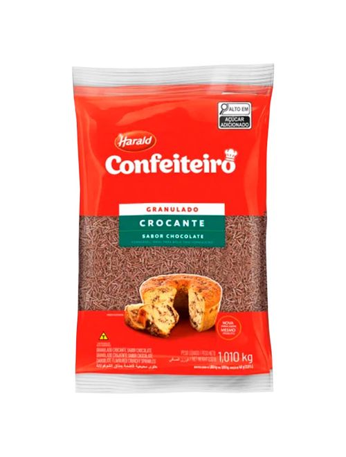 Chocolate Granulado Crocante Confeiteiro 1,01kg - Harald