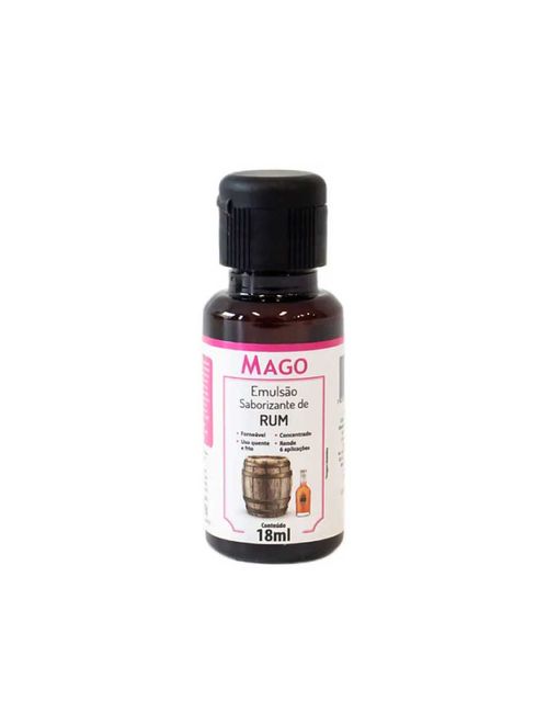 Emulsão Saborizante de Rum 18ml - Mago