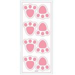 Adesivos-Pegada-Coelho-Rosa-c-24---Festplastik