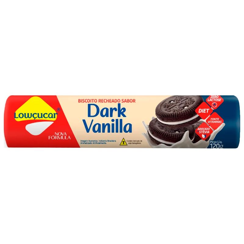 Biscoito-Recheado-Diet-Dark-Vanilla-120g---Lowcucar
