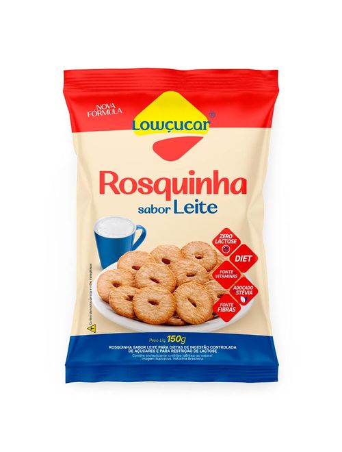 Biscoito Rosquinha Diet Leite 150g - Lowçúcar
