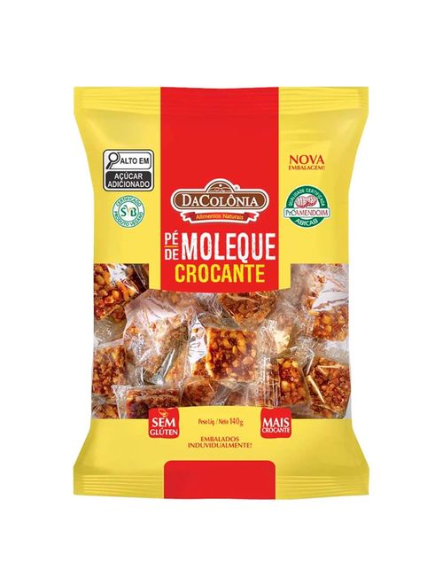Pé de Moleque Crocante 140g - Dacolônia