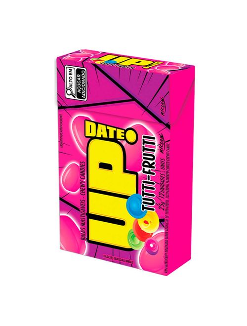 Bala Mastigável Up Date Tutti Frutti c/12 - Riclan