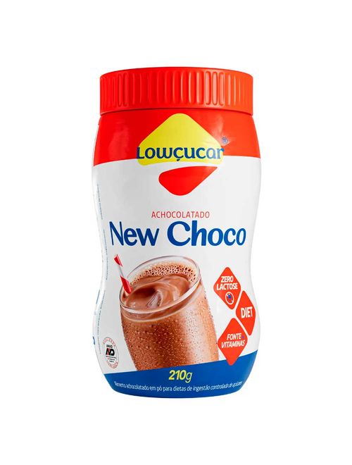 Achocolatado em Pó New Choco Diet 210g - Lowçúcar