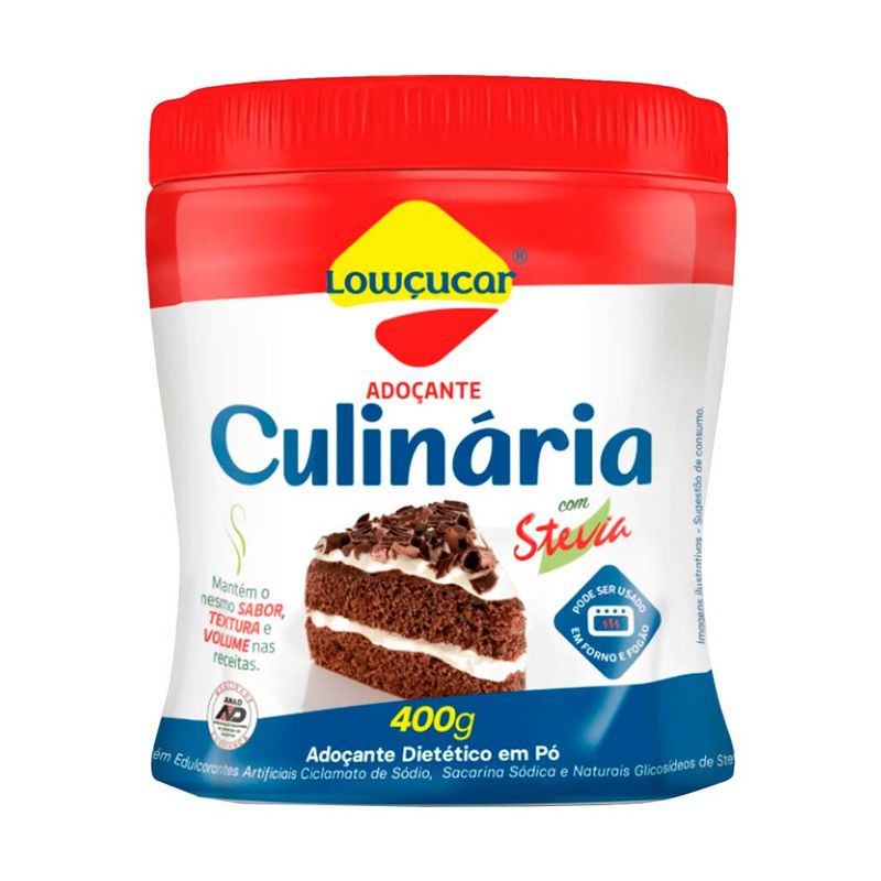 Adocante-Culinaria-Em-Po-Stevia-400g---Lowcucar-