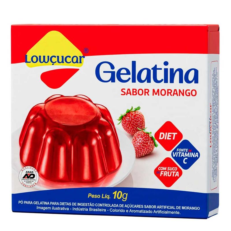 Gelatina-Morango-Diet-10g---Lowcucar