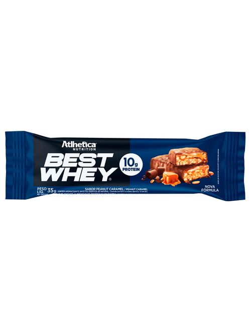 Best Whey Barra de Proteina Peanut Caramel 35g - Atlhetica Nutrition