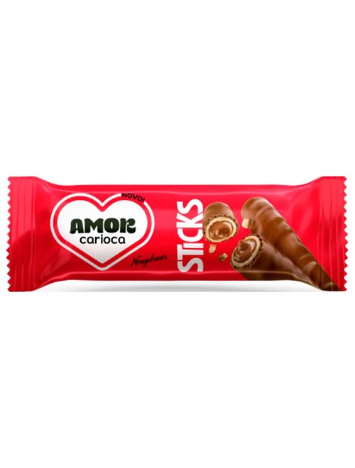 Chocolate Bibs Stick Amor Carioca 32g - Neugebauer