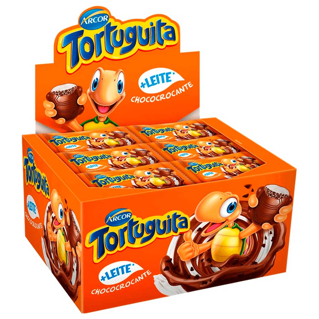 Chocolate Tortuguita Chococrocante c/24 - Arcor - Doce Malu