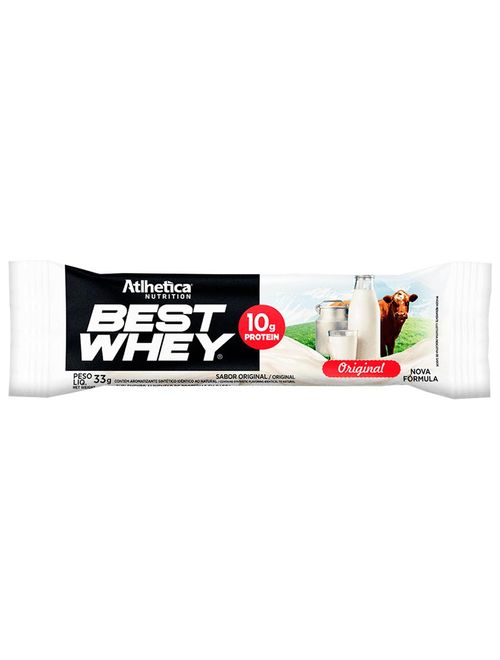 Best Whey Barra de Proteína Original 33g - Atlhetica Nutrition