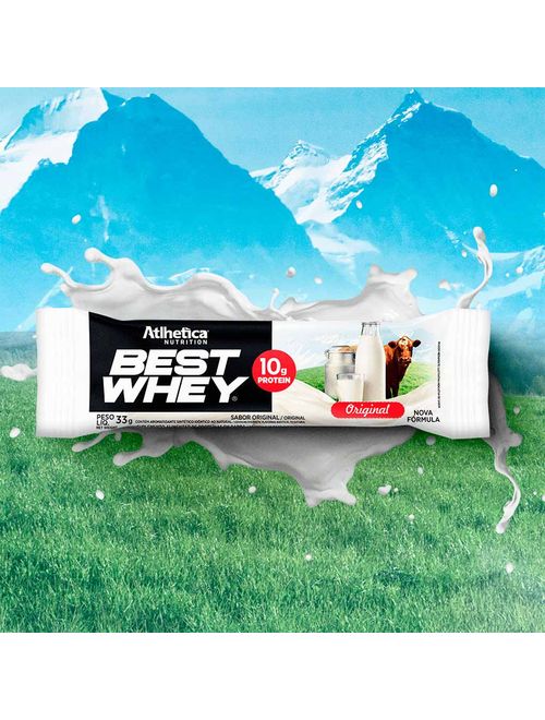 Best Whey Barra de Proteína Original 33g - Atlhetica Nutrition