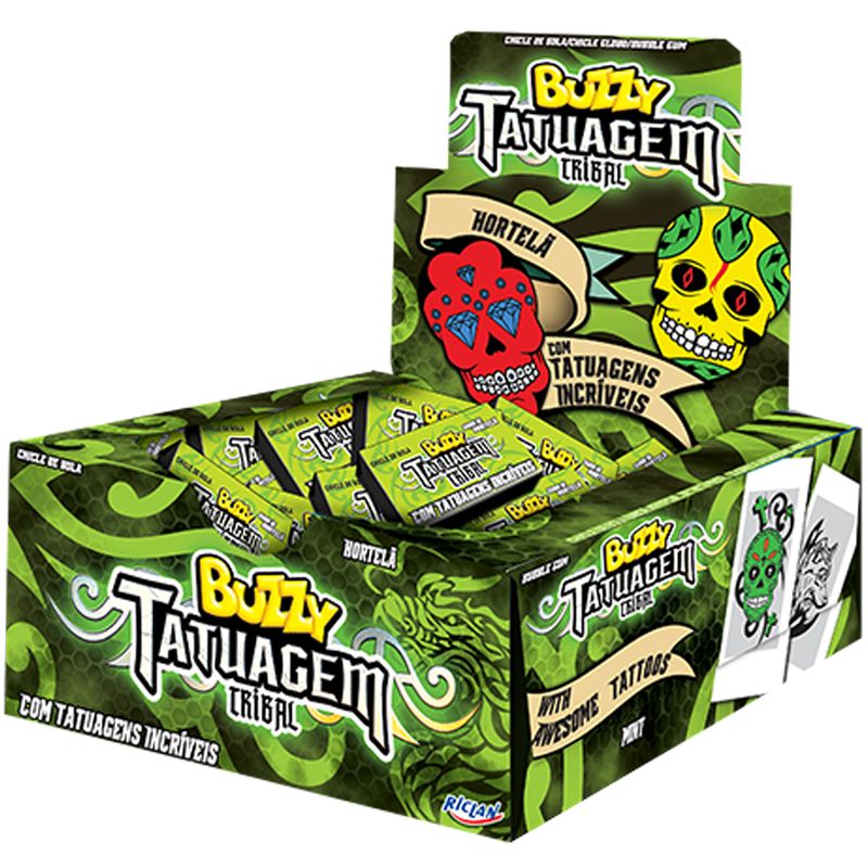 Chiclete-Buzzy-Tatuagem-Tribal-Hortela-c-90---Riclan