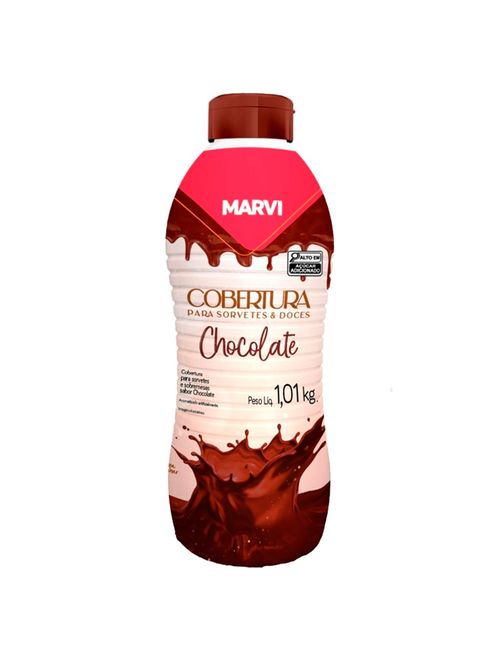 Cobertura para Sorvete Chocolate 1,01kg - Marvi