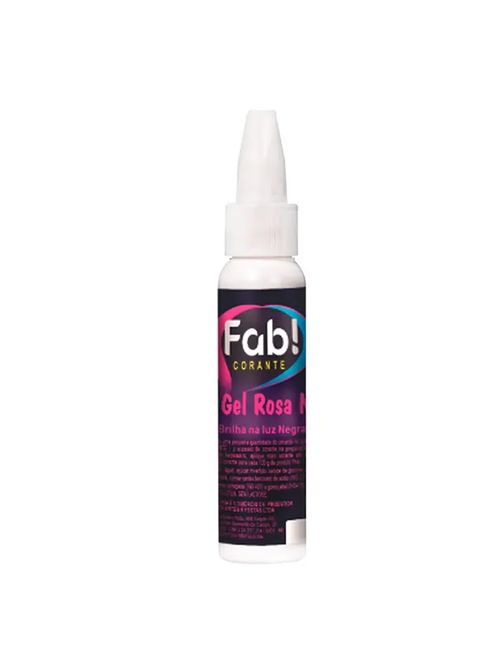 Corante Soft Gel Neon 25g Rosa Neon - Fab!