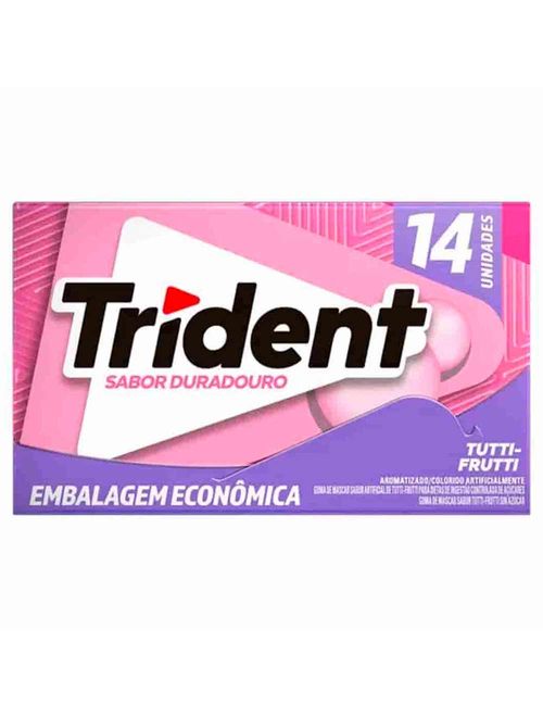 Goma de Mascar Trident Tutti Frutti 25g - Adams