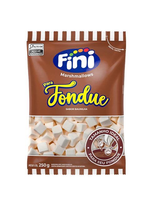 Marshmallow para Fondue Baunilha 250g - Fini